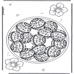 Mandalas - Mandala de Bolas Adornadas