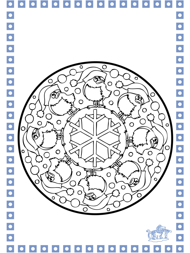 Mandala de invierno - Acerca de la casa