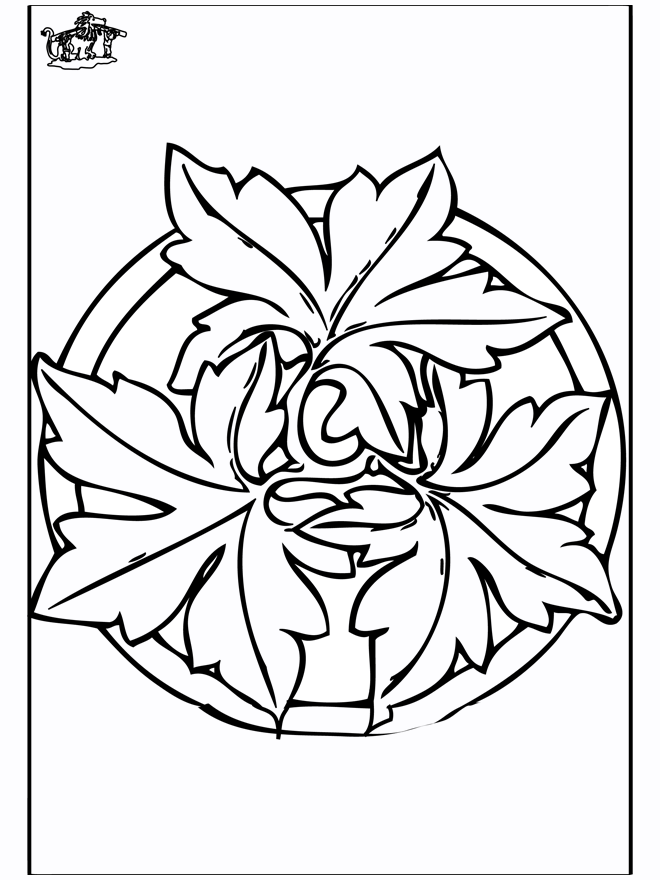Mandala de Otoño 2 - Mandalas de flores