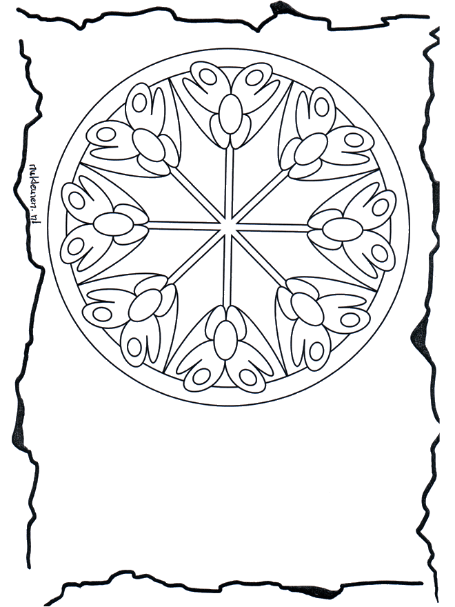 Mandala Floral 3 - Mandalas de flores