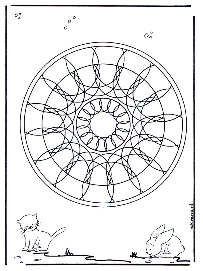 Mandala Geométrica Animal 4 - Mandalas de animales