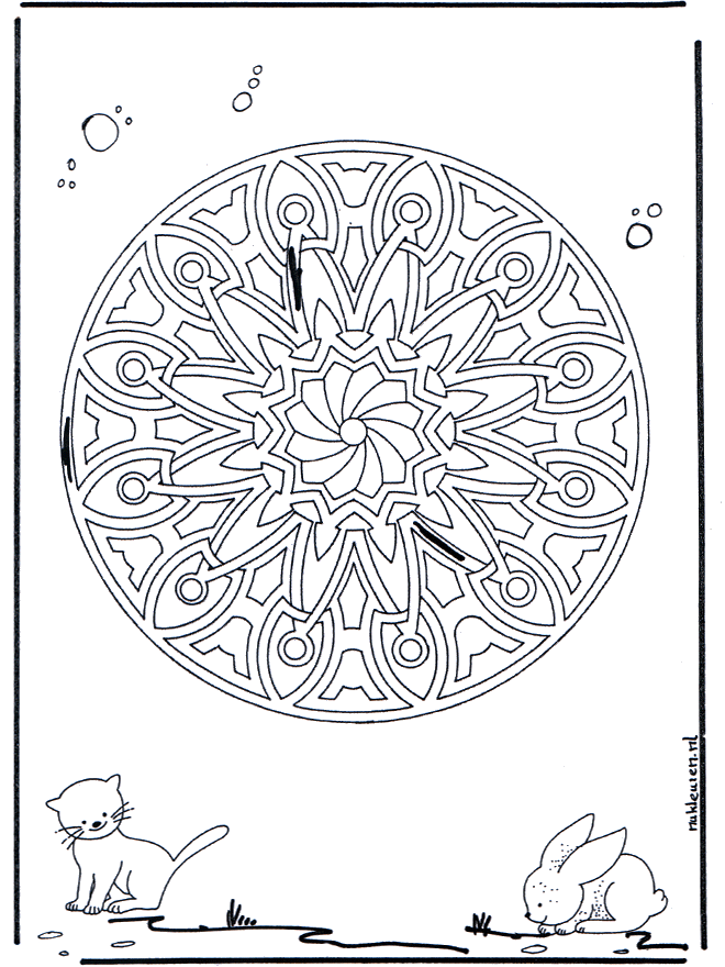 Mandala Geométrica Animal 6 - Mandalas de animales