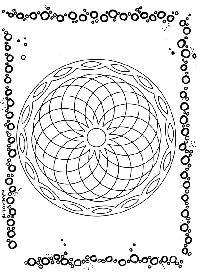 Mandala Geométrico 1 - Mandalas geométricos
