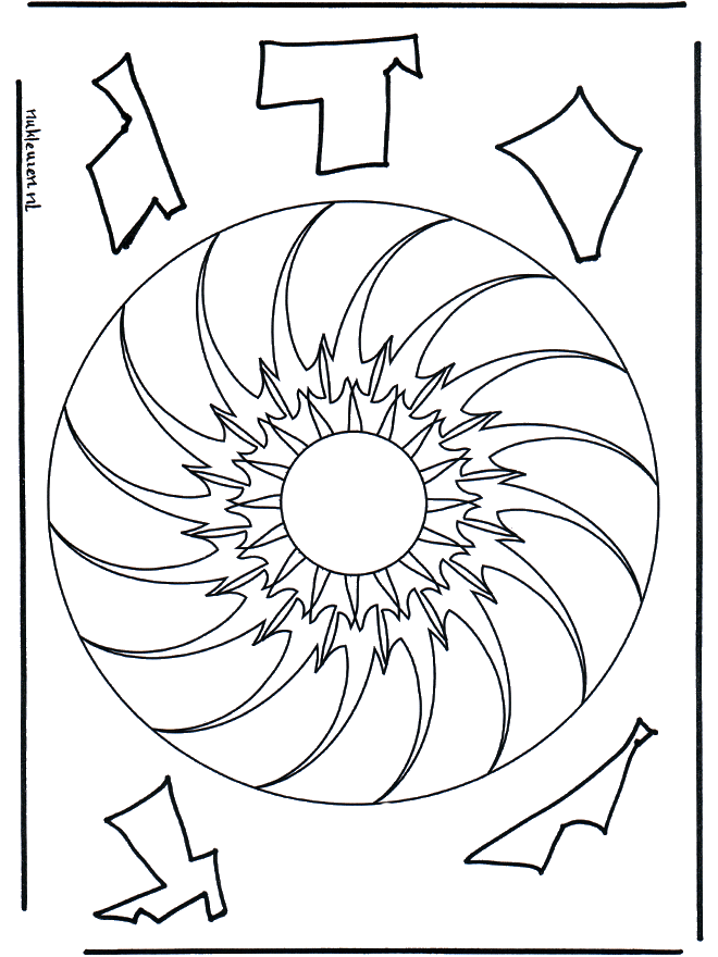 Mandala Geométrico 10 - Mandalas geométricos