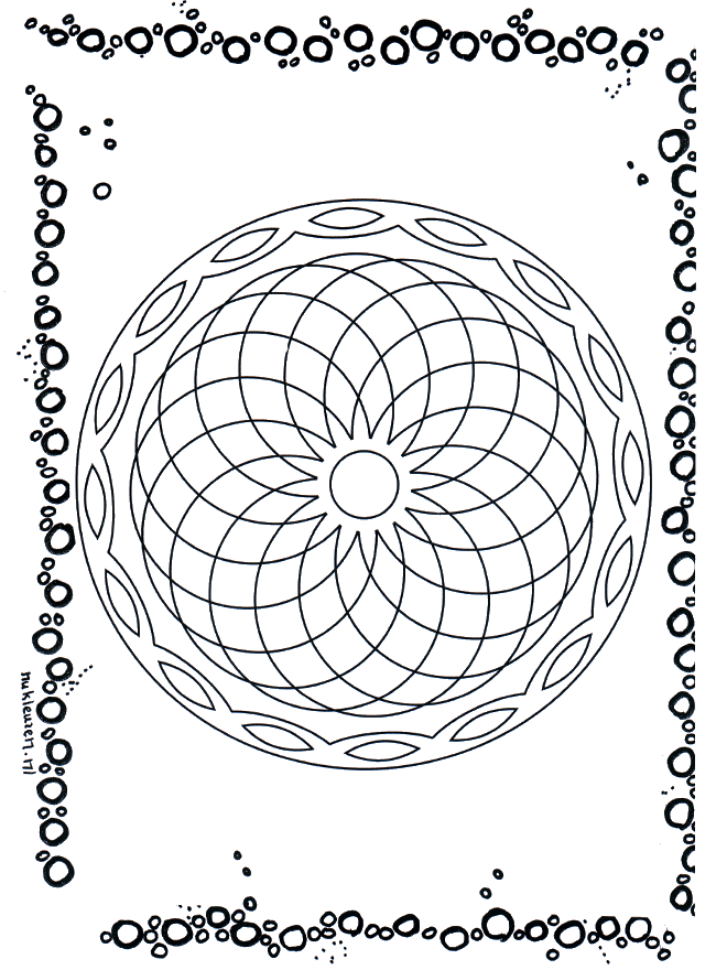 Mandala Geométrico 5 - Mandalas geométricos