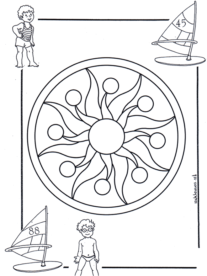 Mandala Infantil 1 - Mandalas infantiles