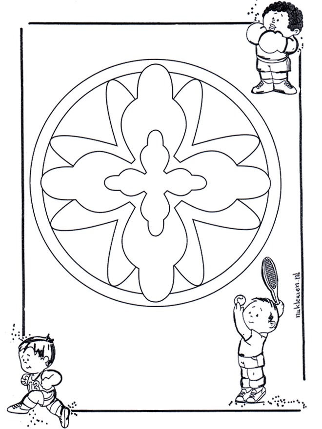 Mandala Infantil 16 - Mandalas infantiles