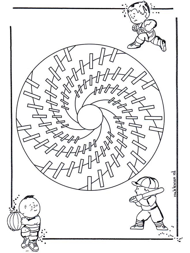 Mandala Infantil 18 - Mandalas infantiles