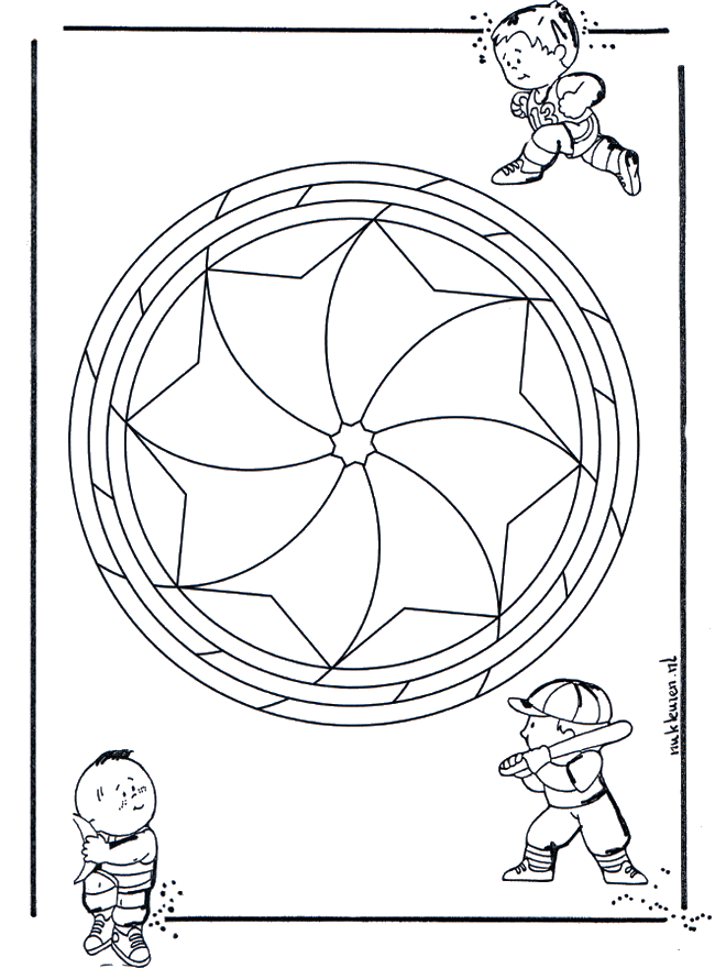 Mandala Infantil 19 - Mandalas infantiles