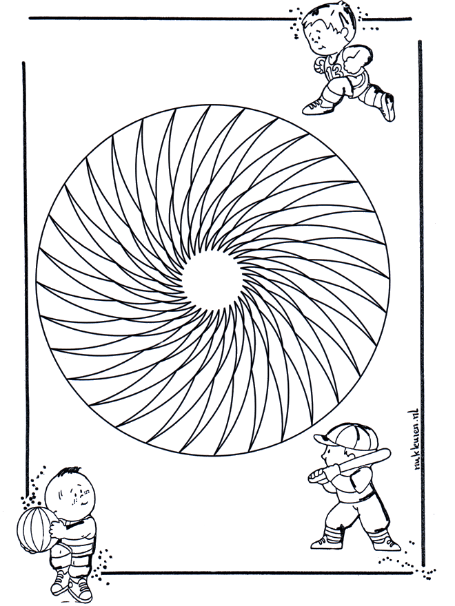 Mandala Infantil 20 - Mandalas infantiles