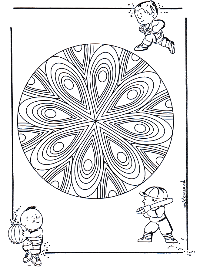 Mandala Infantil 21 - Mandalas infantiles