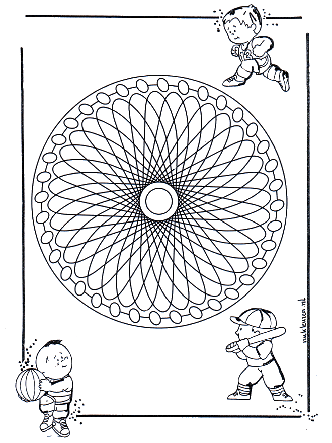 Mandala Infantil 23 - Mandalas infantiles