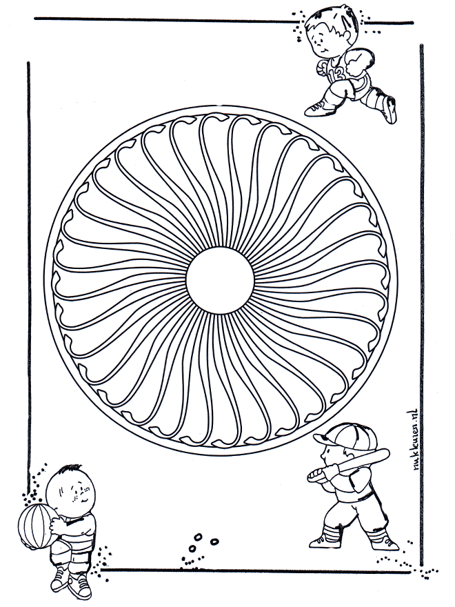 Mandala Infantil 26 - Mandalas infantiles