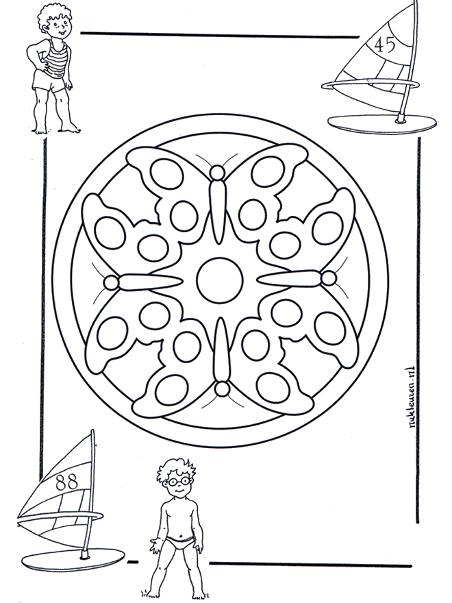 Mandala Infantil 4 - Mandalas infantiles