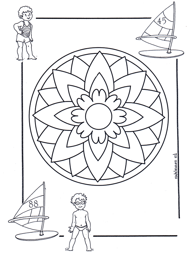 Mandala Infantil 5 - Mandalas infantiles