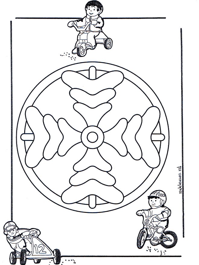 Mandala Infantil 8 - Mandalas infantiles