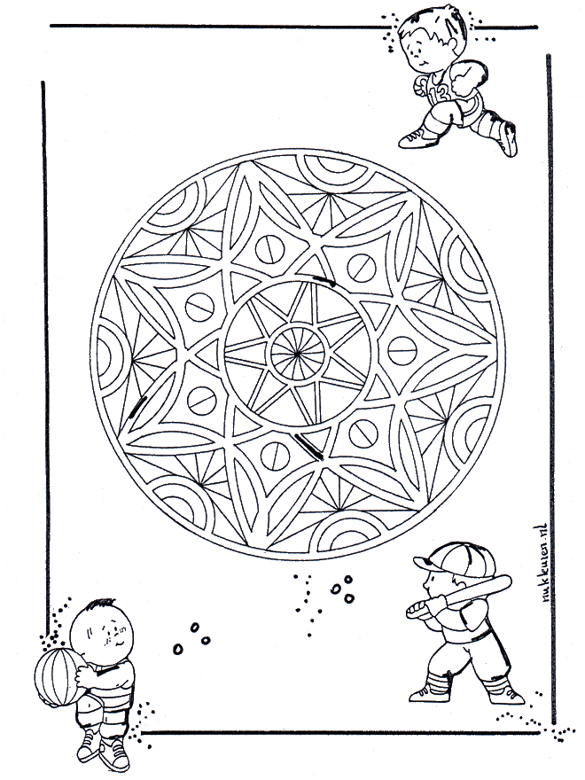 Mandala Infantil/Geométrico - Mandalas infantiles