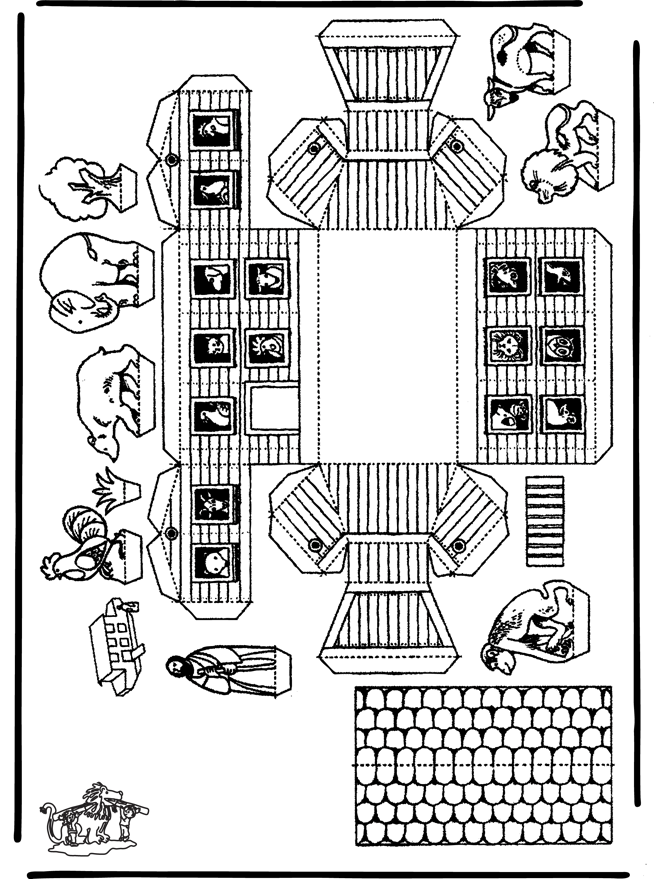 Maqueta de arca - Manualidades