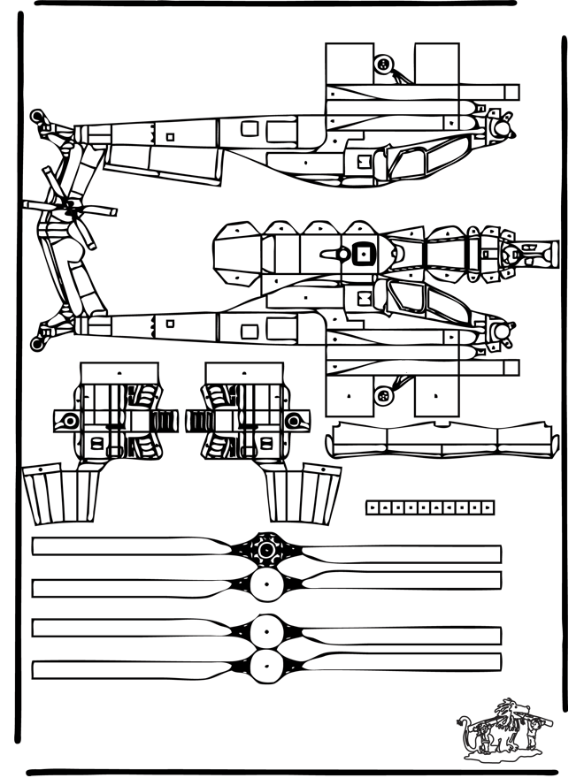 Maqueta de helicóptero - Maquetas