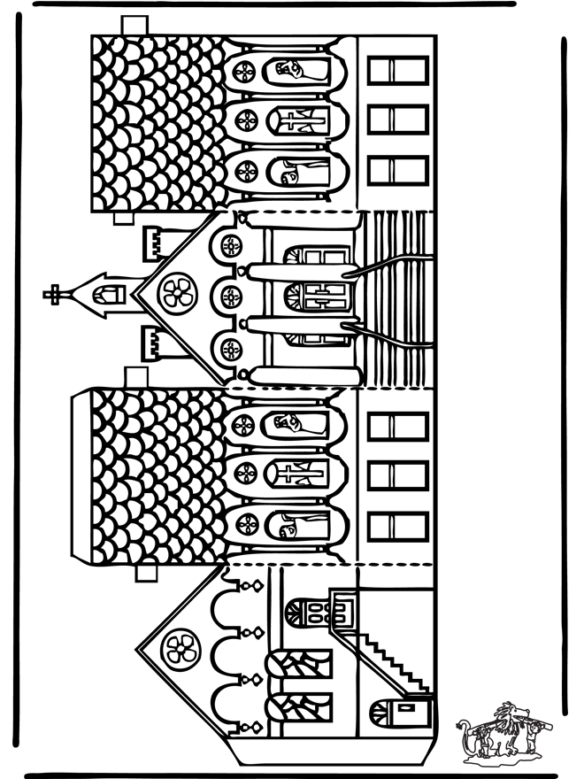 Maqueta de iglesia 1 - Manualidades