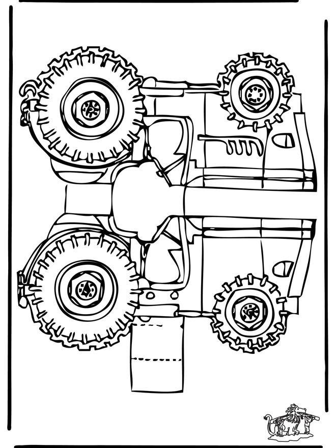 Maqueta de tractor - Maquetas