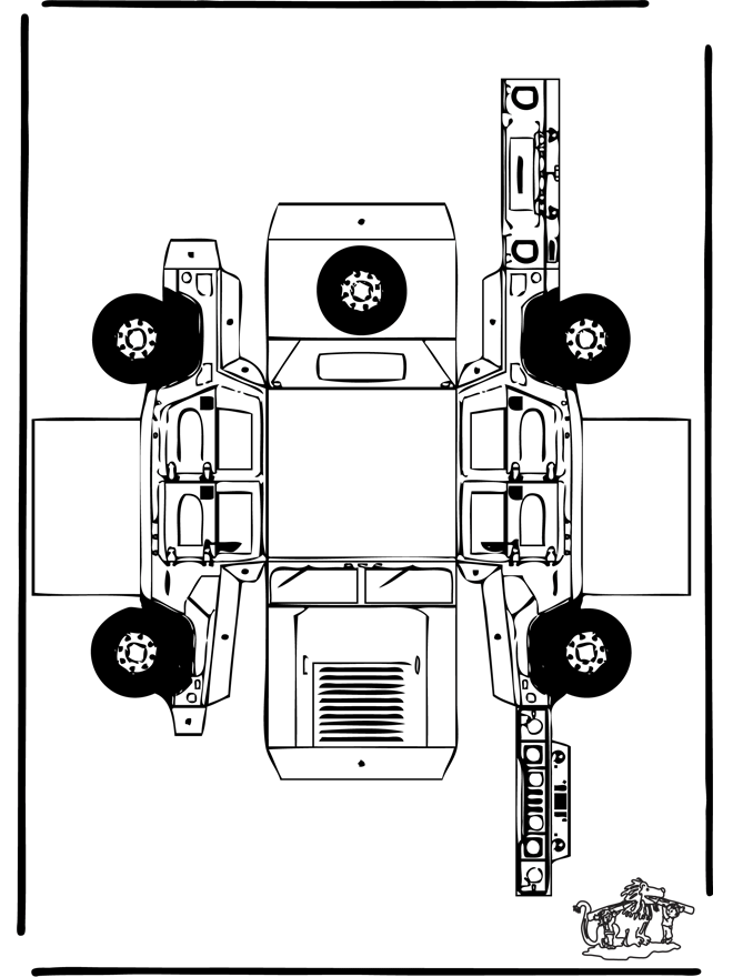 Maqueta del todoterreno Hummer - Maquetas