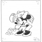 Personajes - Mickey y el loro