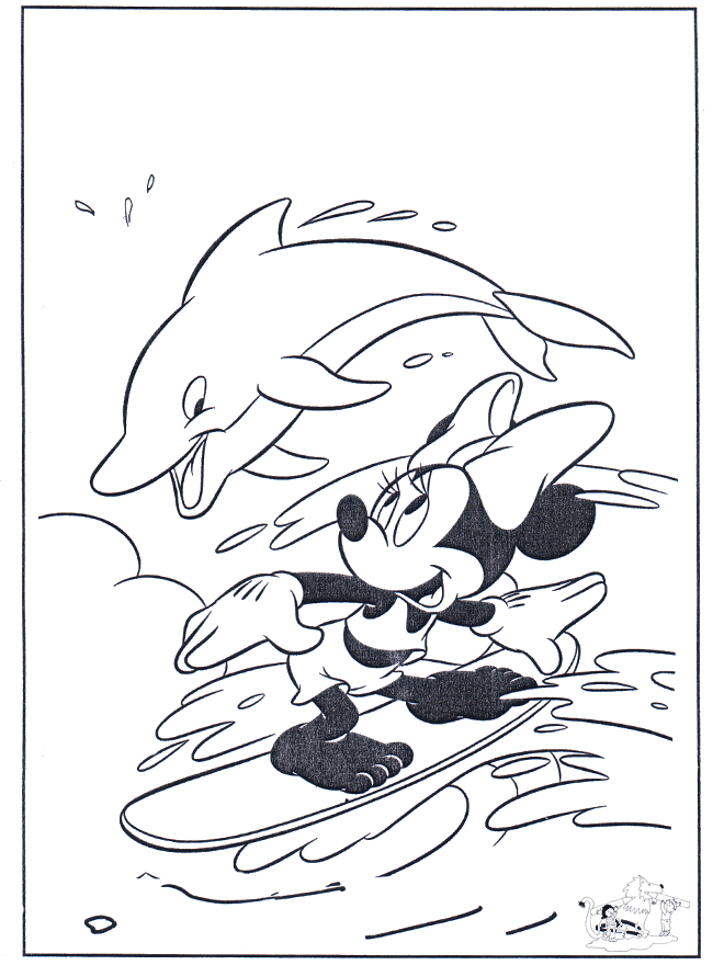 Minnie y el delfín - Mickey Mouse