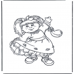 Dibujos Infantiles - Niña con vestido