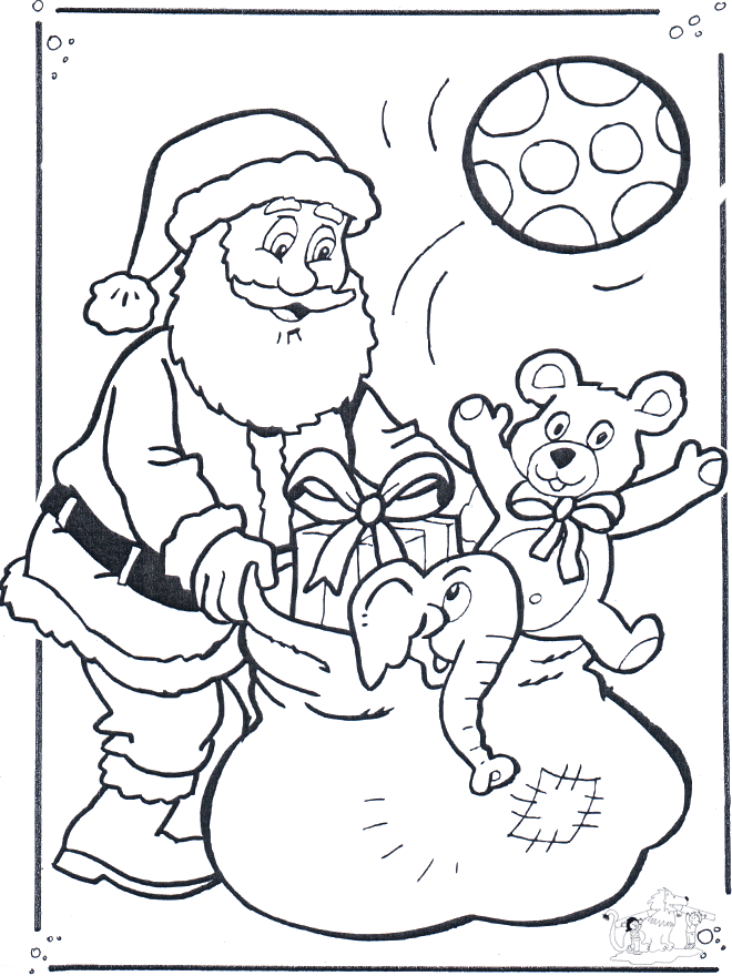 Papá Noel - Pinta la Navidad