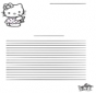 Papel de cartas - Hello Kitty