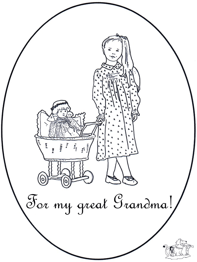 Para una abuela cariñosa - Abuelo y abuela