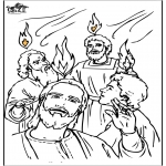 Dibujos de la Biblia - Pentecostés 4