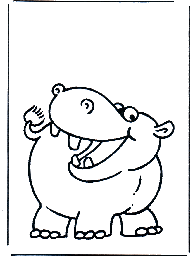 Pequeño hipopótamo 1 - Animales