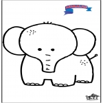 Dibujos Infantiles - Primalac - elefante