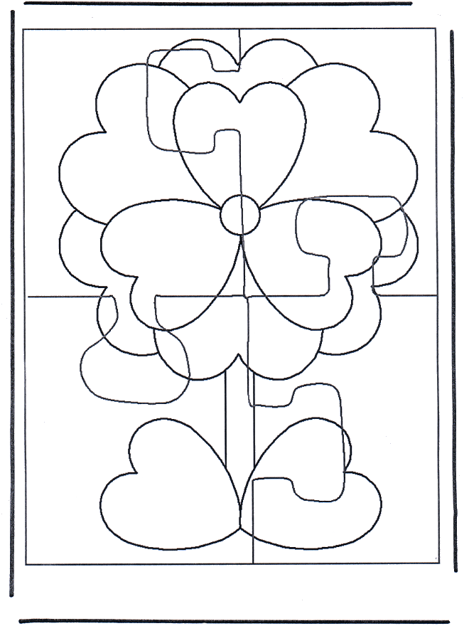 de flor - Puzzle