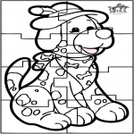 Manualidades - Puzzle perro