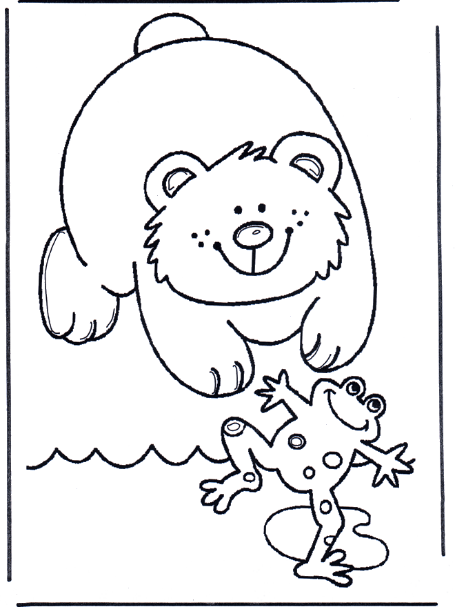 Rana y oso - Animales