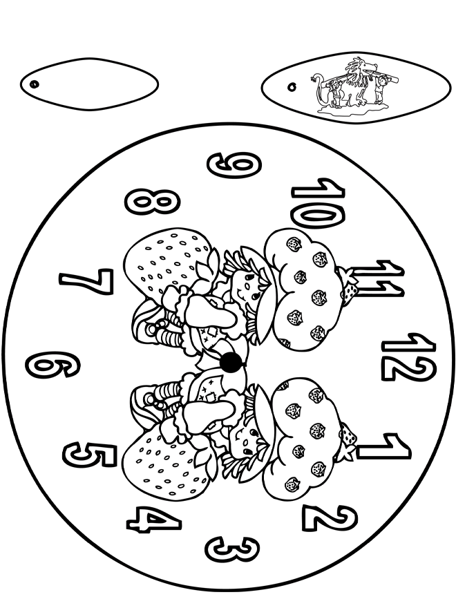 Reloj de Tarta de Fresa - Maquetas