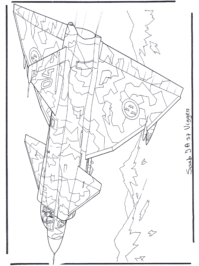 Saab JA 37 Viggen - Aviones