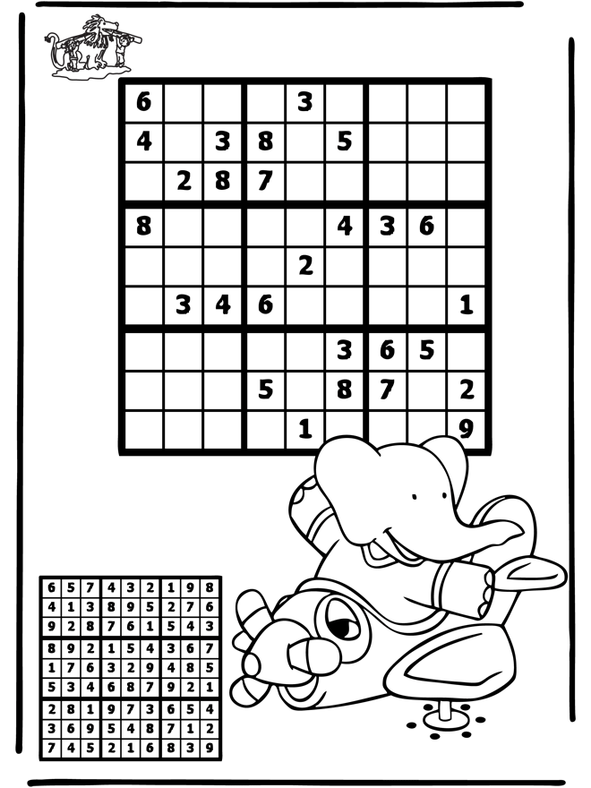 Sudoku - Avión - Puzzle