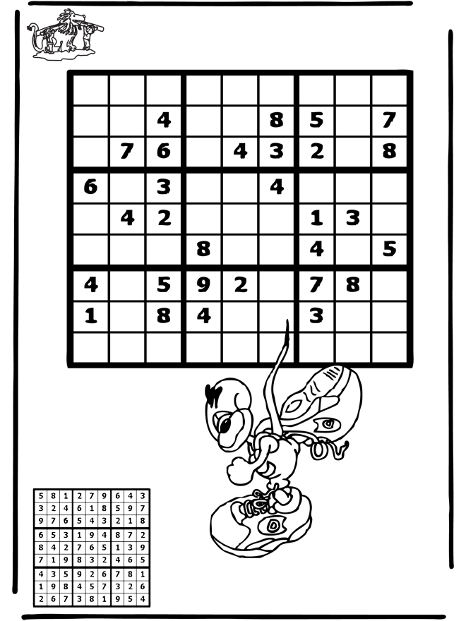 Sudoku de Diddl 1 - Puzzle