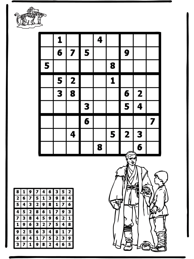 Sudoku de la Guerra de las Galaxias - Puzzle