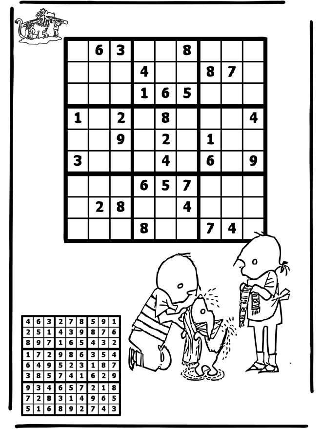 Sudoku de Mila y Yaco - Puzzle