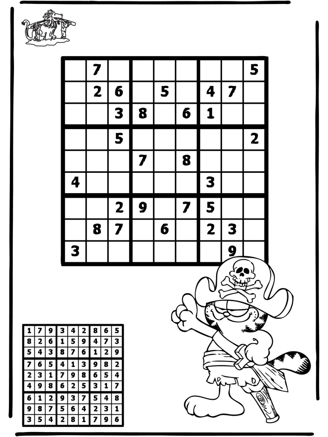 Sudoku de pirata - Puzzle