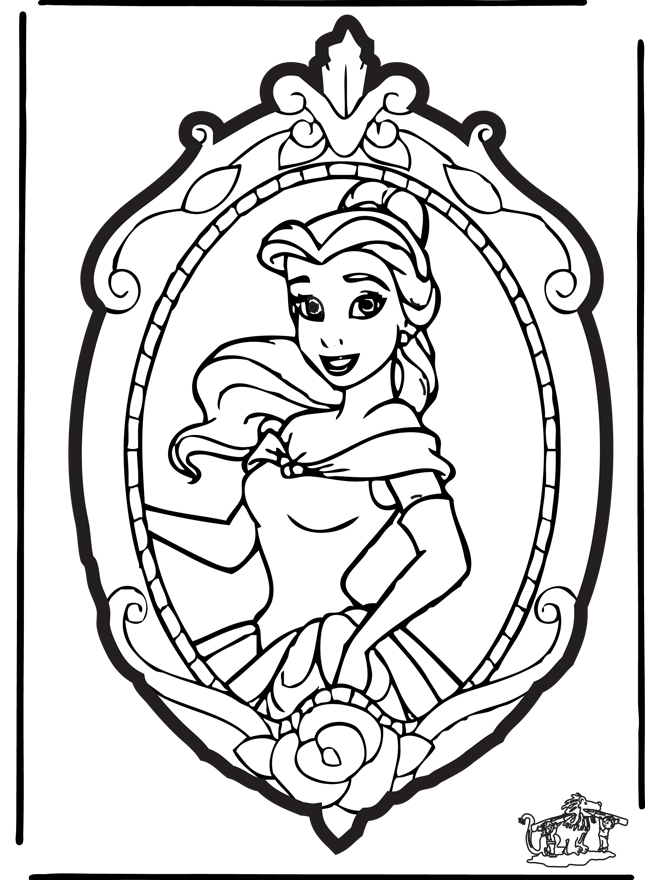 Tarjeta para perforar de Princesa Disney 2 - Personajes