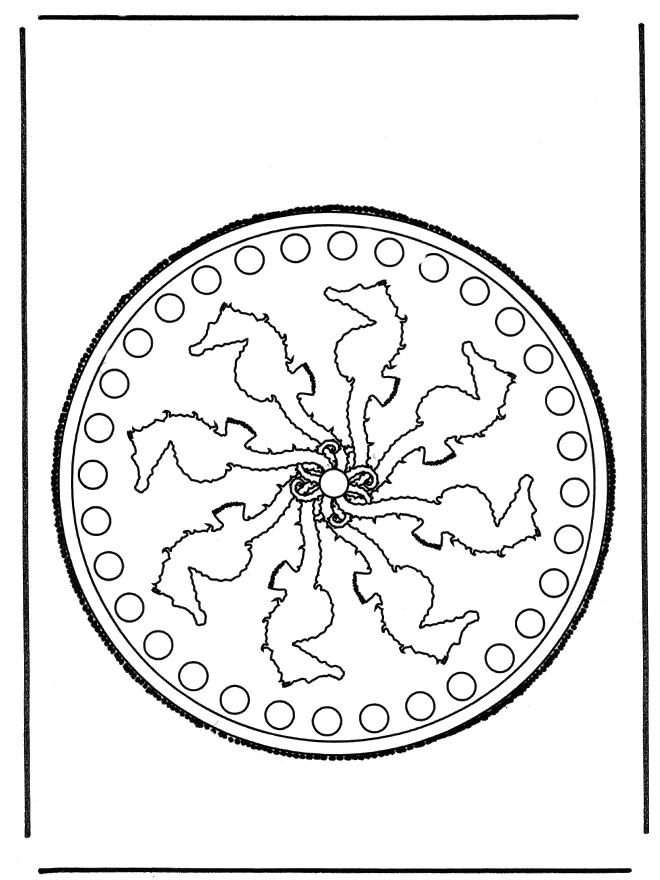 Tarjeta perforada 1 - Mandalas