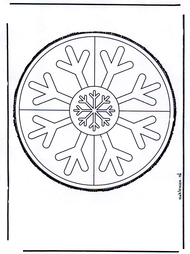 Tarjeta perforada 19 - Mandalas