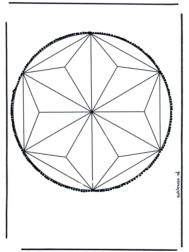 Tarjeta perforada 2 - Mandalas