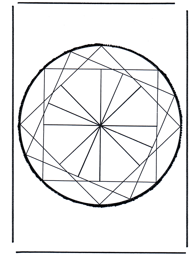 Tarjeta perforada 21 - Mandalas